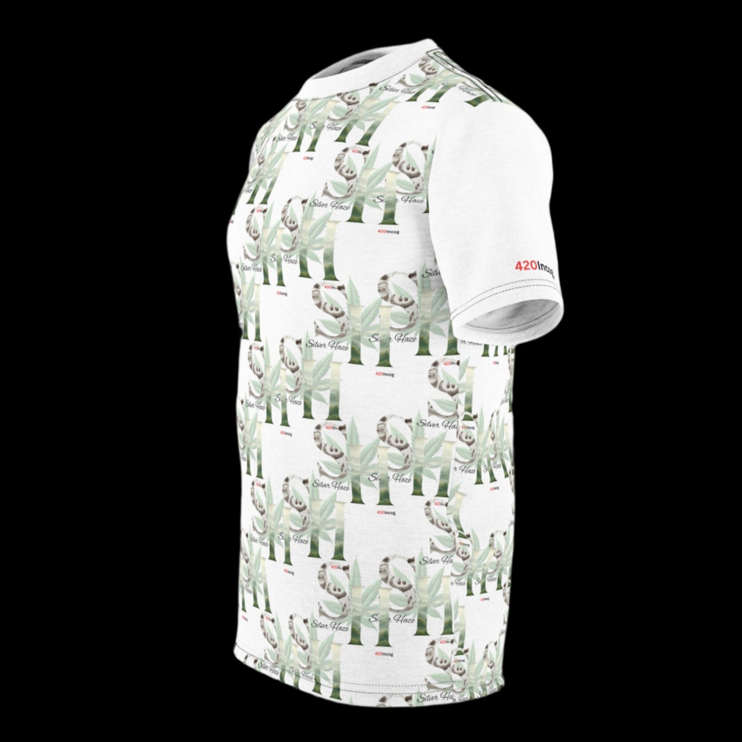 Iconic Bold Street Tee featuring the Silver Haze strain