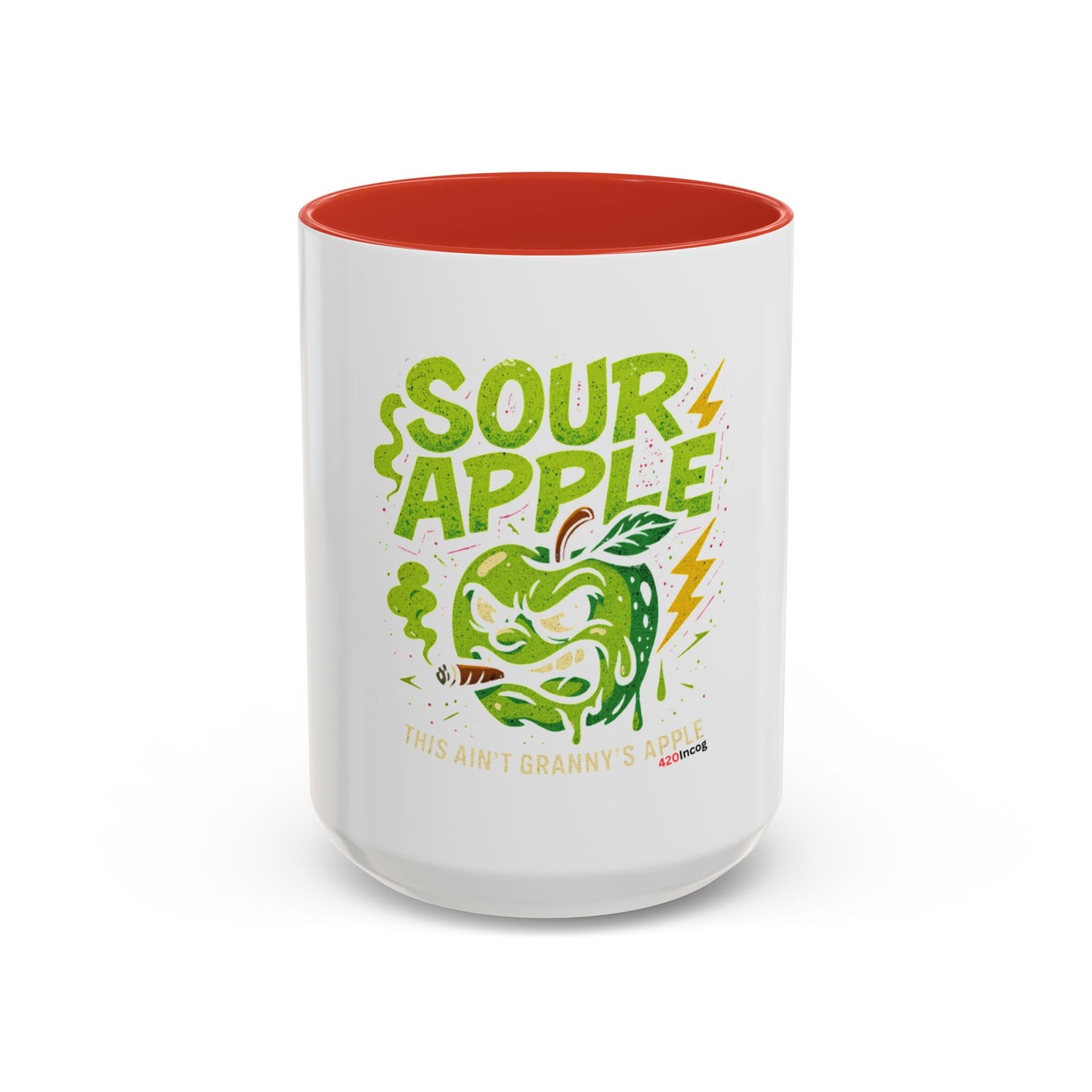 420Incog Big 'Ol Coffee Mug featuring the Sour Apple strain