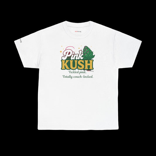 420Incog Funny Tee featuring the Pink Kush strain