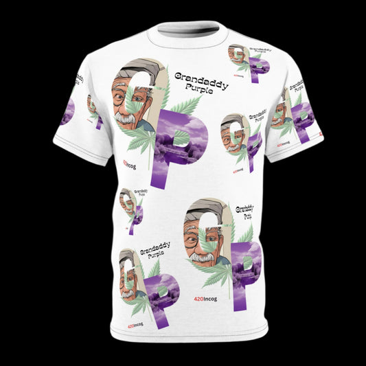 Iconic Bold Street Tee featuring the Grandaddy Purple strain