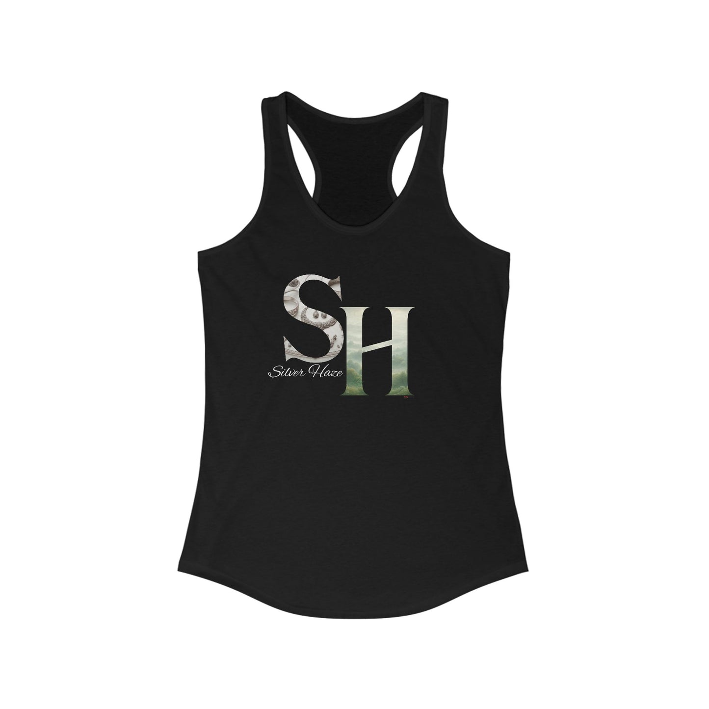 Incog Women's Racerback with the Silver Haze strain