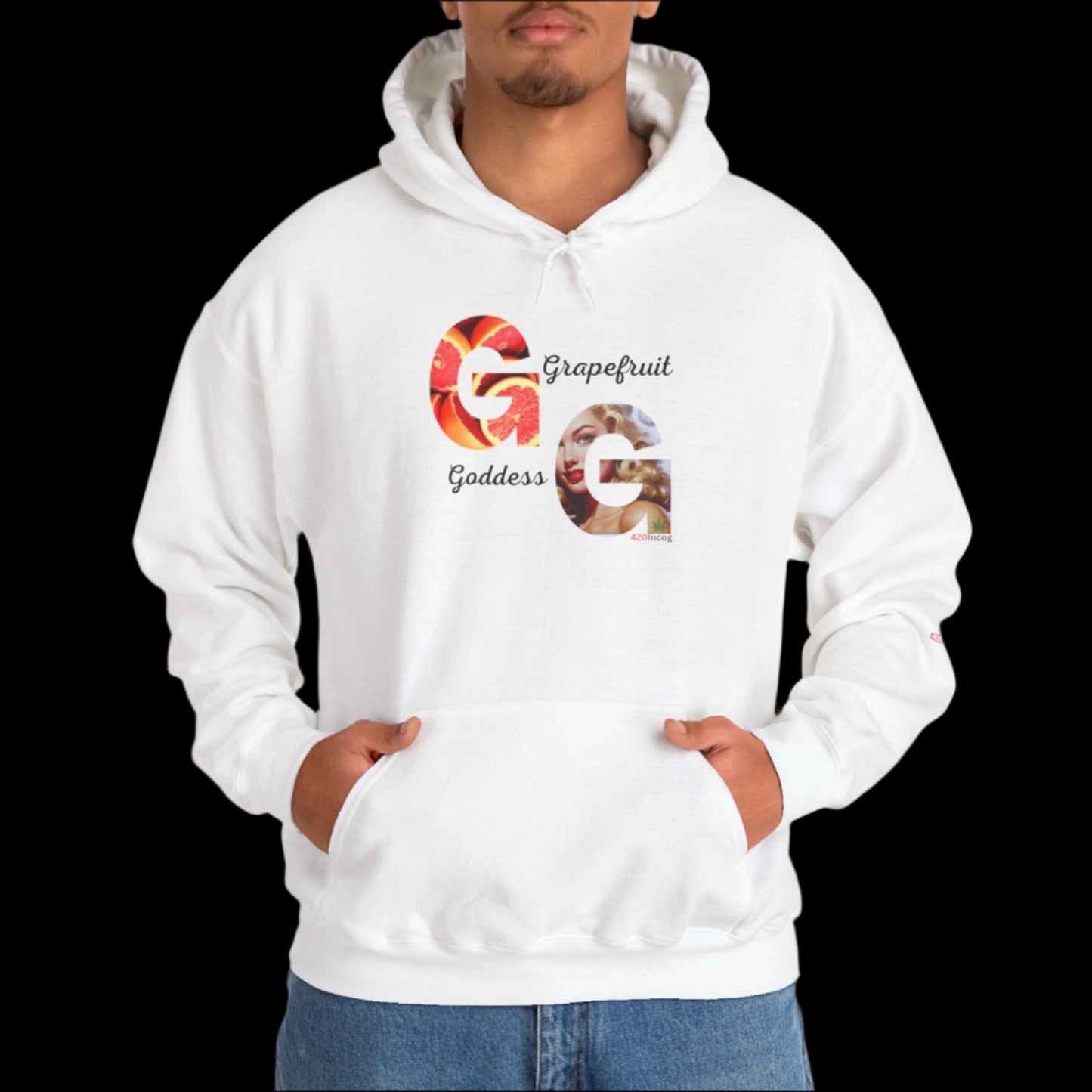 Incog Graphic Sweatshirt featuring the Grapefruit Goddess strain v1.0