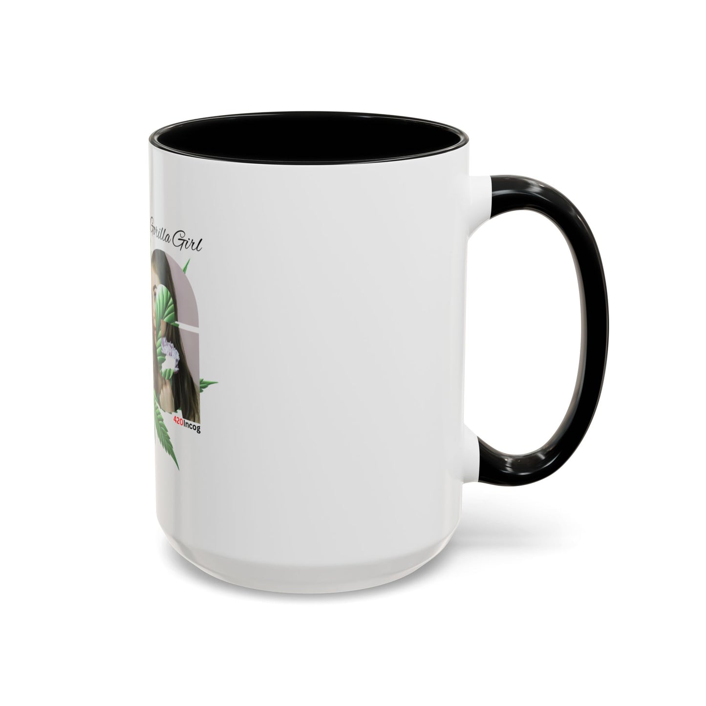 420Incog Big 'Ol Coffee Mug featuring the Gorilla Girl strain