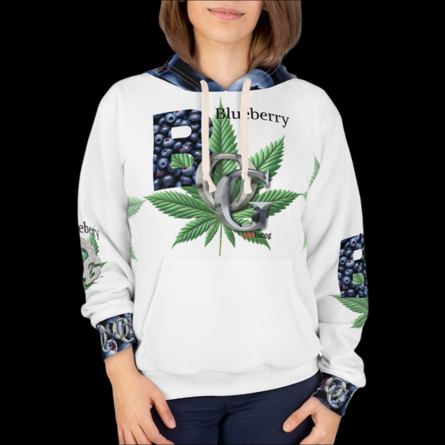 420 Signature Hoodie featuring the Blueberry OG v1.1 strain