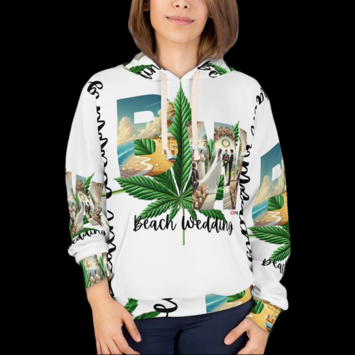 420 Signature Hoodie featuring the Beach Wedding strain