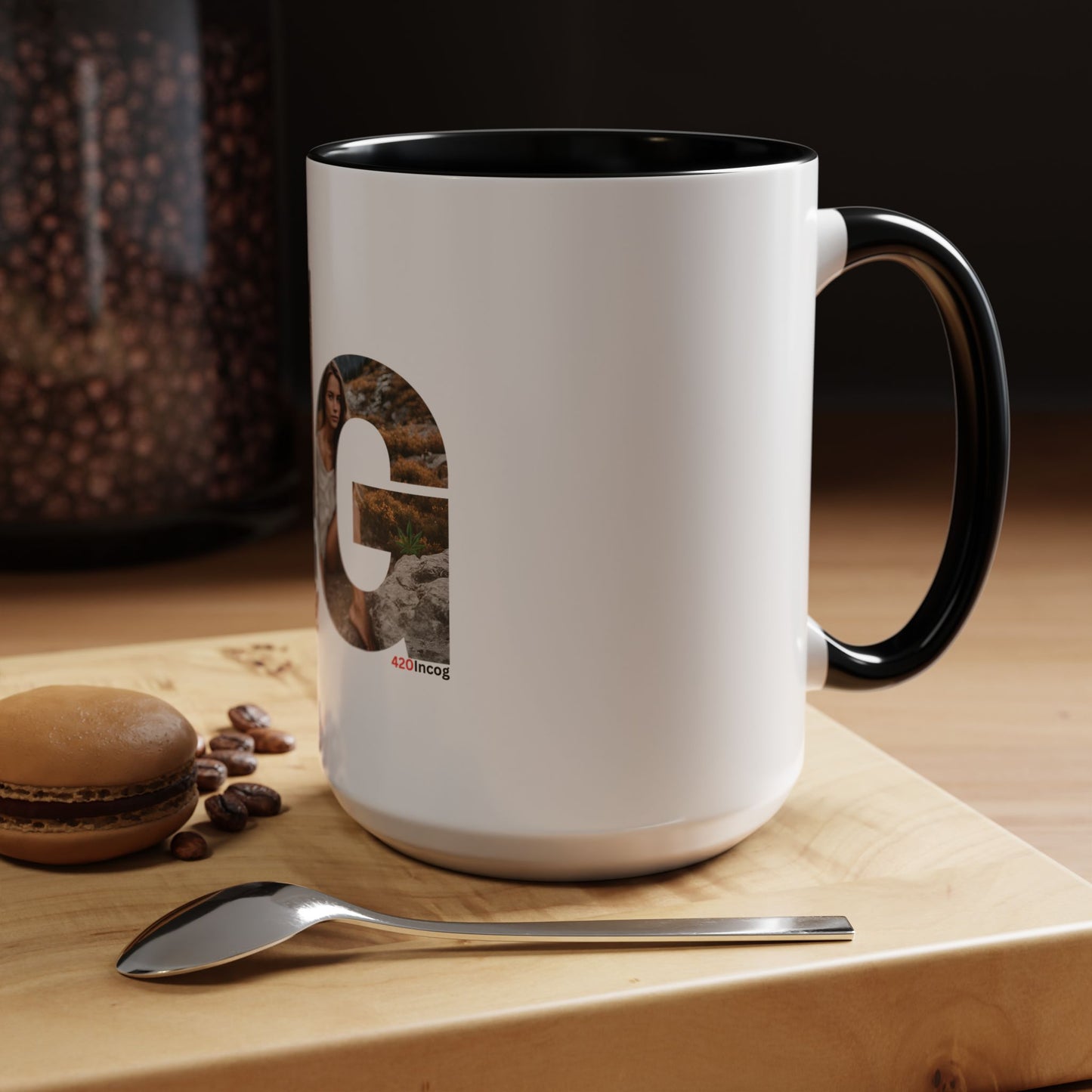 420Incog Big 'Ol Coffee Mug featuring the Mountain Girl strain Incog