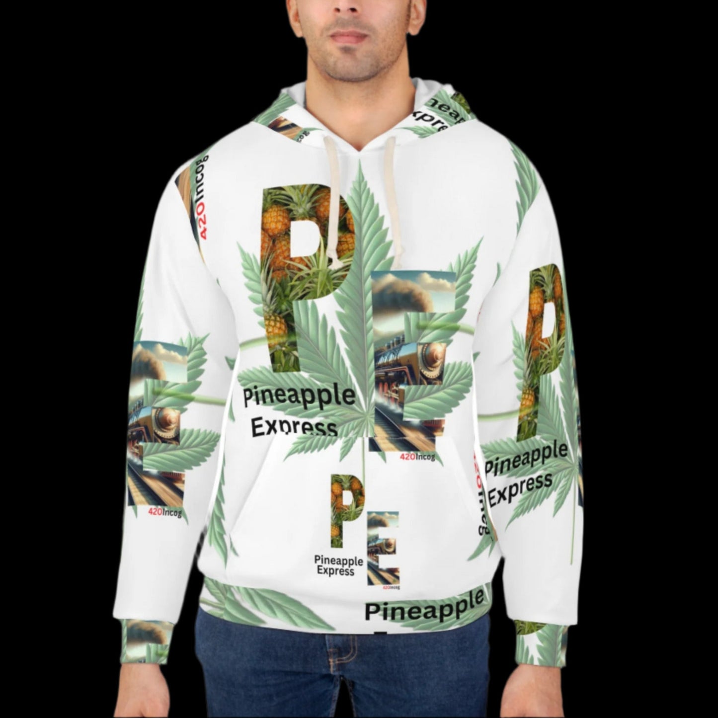 420 Signature Hoodie featuring the Pineapple Express strain