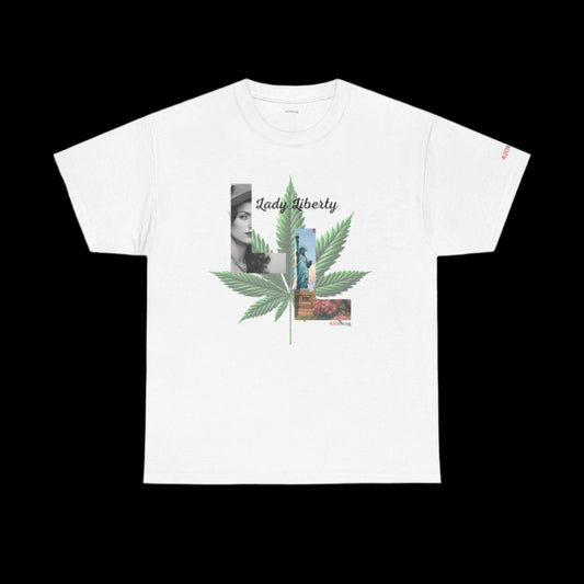 Iconic Graphic Tee featuring the Lady Liberty strain