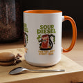 420Incog Big 'Ol Coffee Mug featuring the Sour Diesel strain
