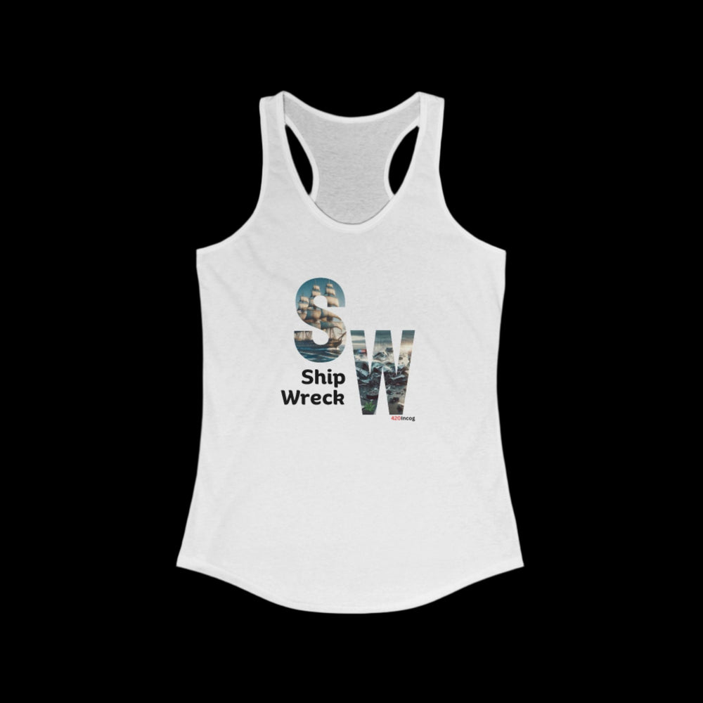 Incog Women's Racerback with the Shipwreck strain