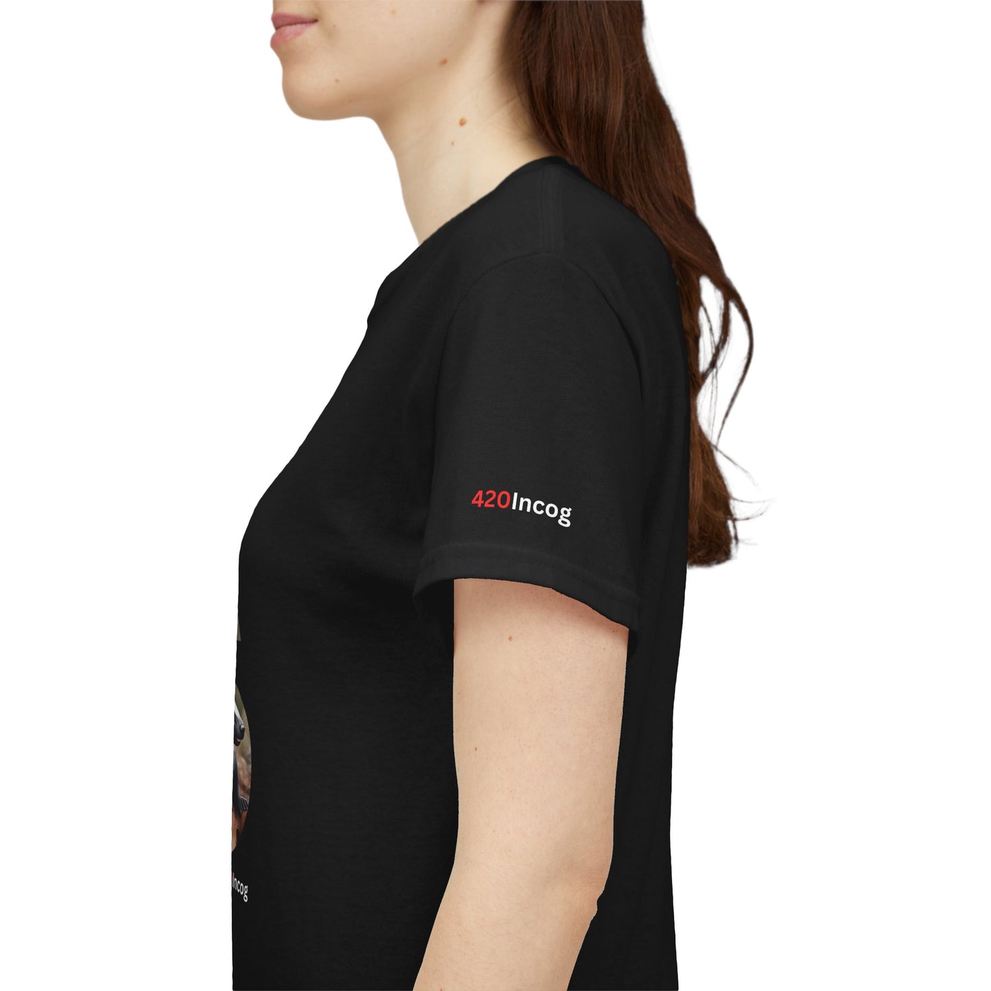 Incog Graphic Tee featuring the Super Skunk strain