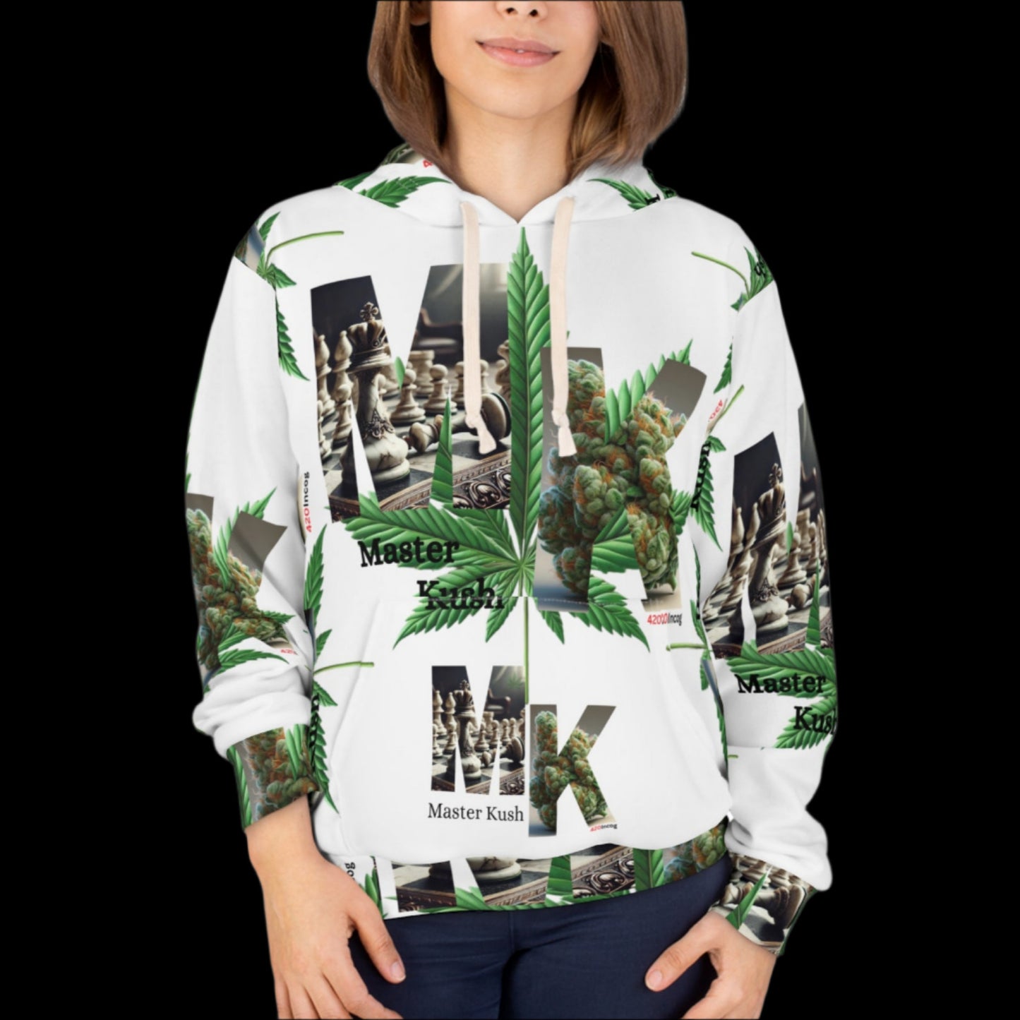 420 Signature Hoodie featuring the Master Kush (Chess) strain