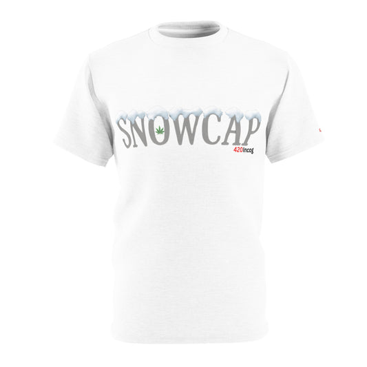 Incog Street Tee featuring the Snowcap strain