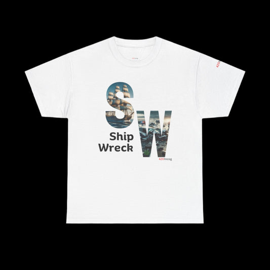 Incog Graphic Tee featuring the Shipwreck strain