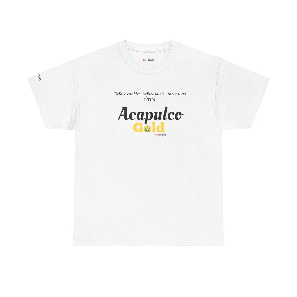 420Incog Funny Tee featuring the Acapulco Gold strain