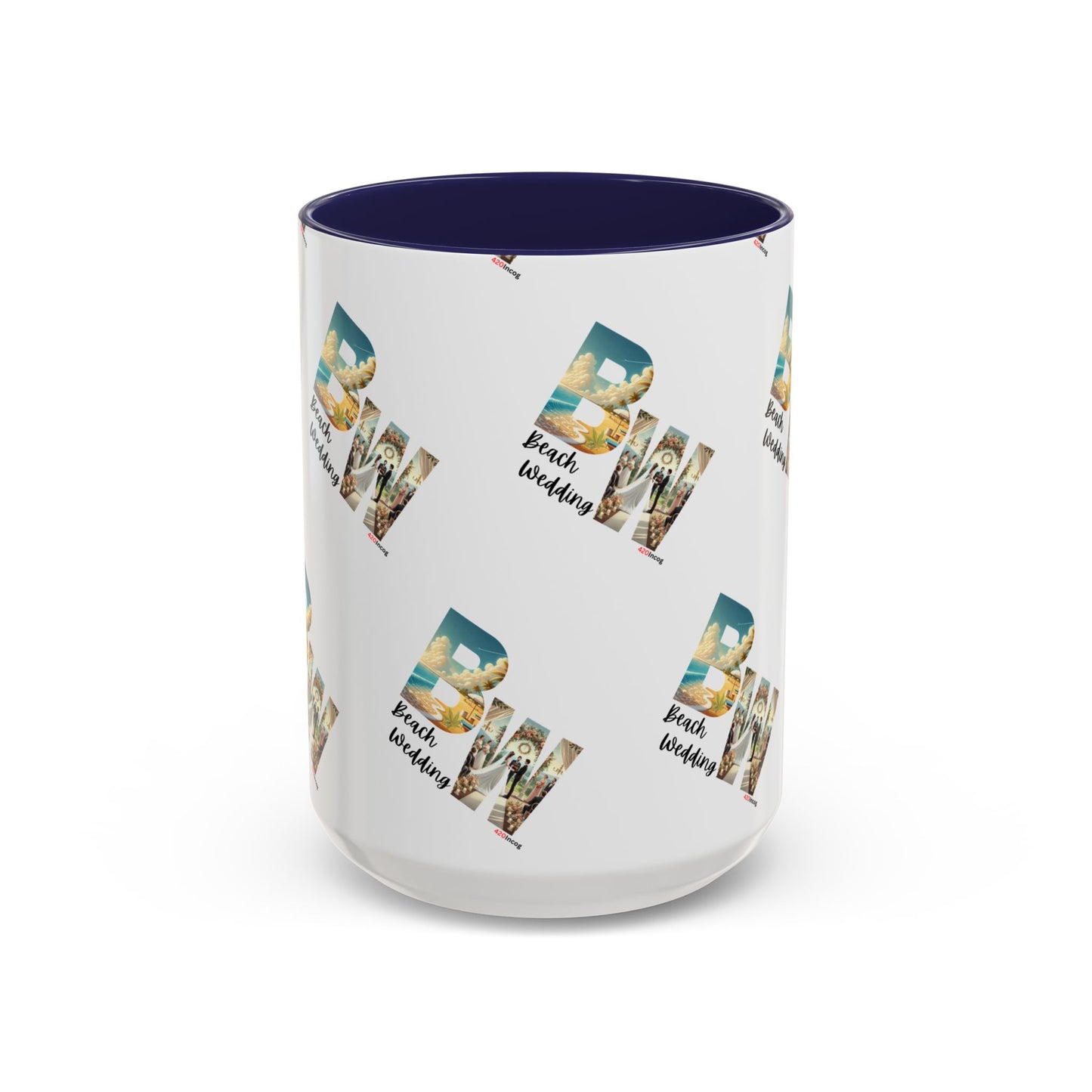 420Incog Big 'Ol Coffee Mug featuring the Beach Wedding strain