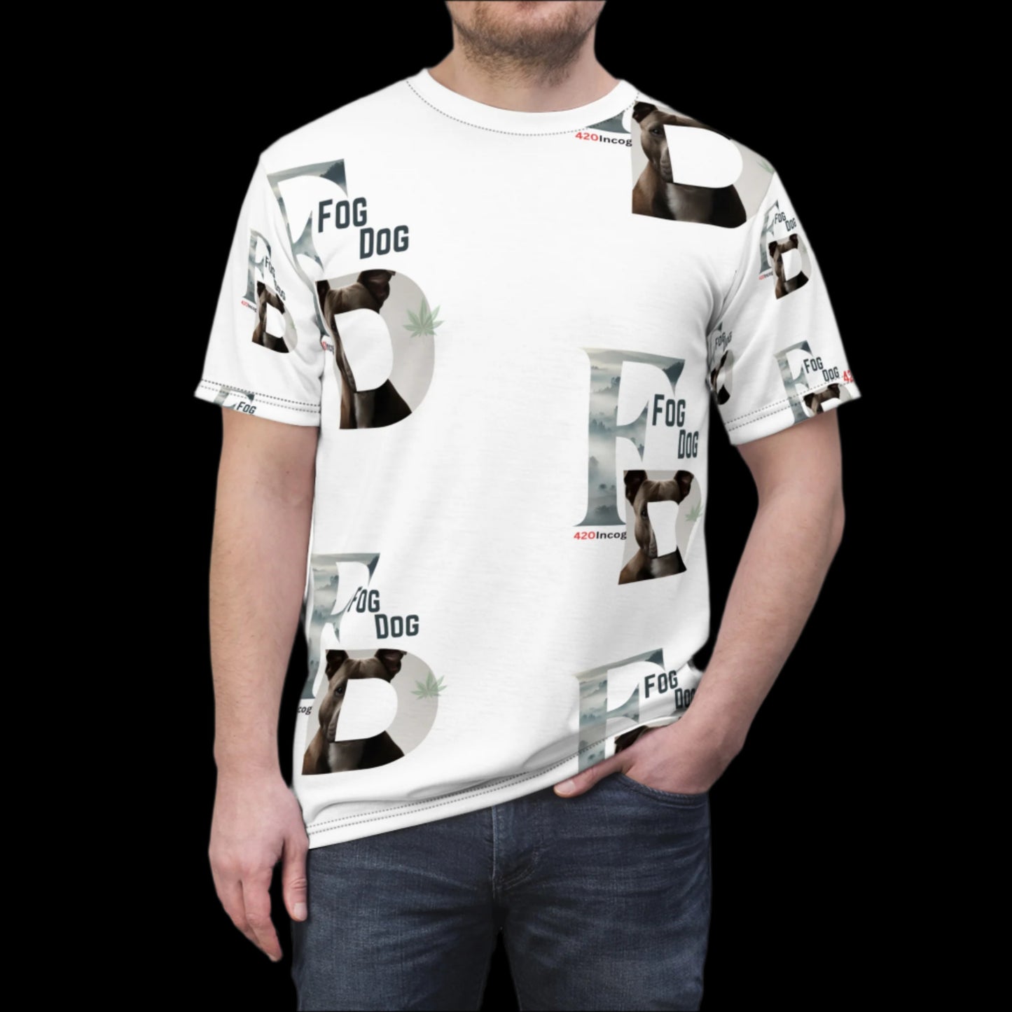 Incog Bold Street Tee featuring the Fog Dog strain