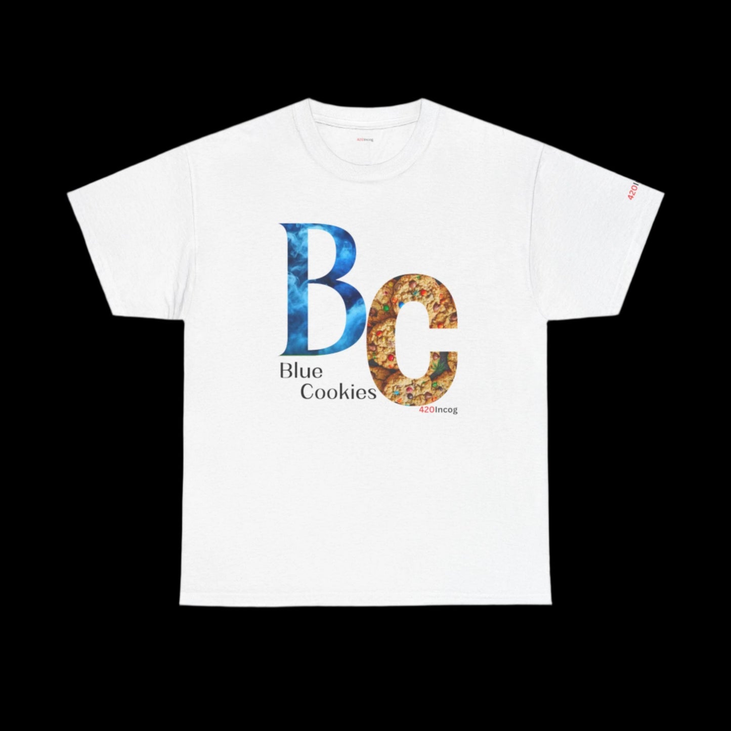 Incog Graphic Tee featuring the Blue Cookies strain