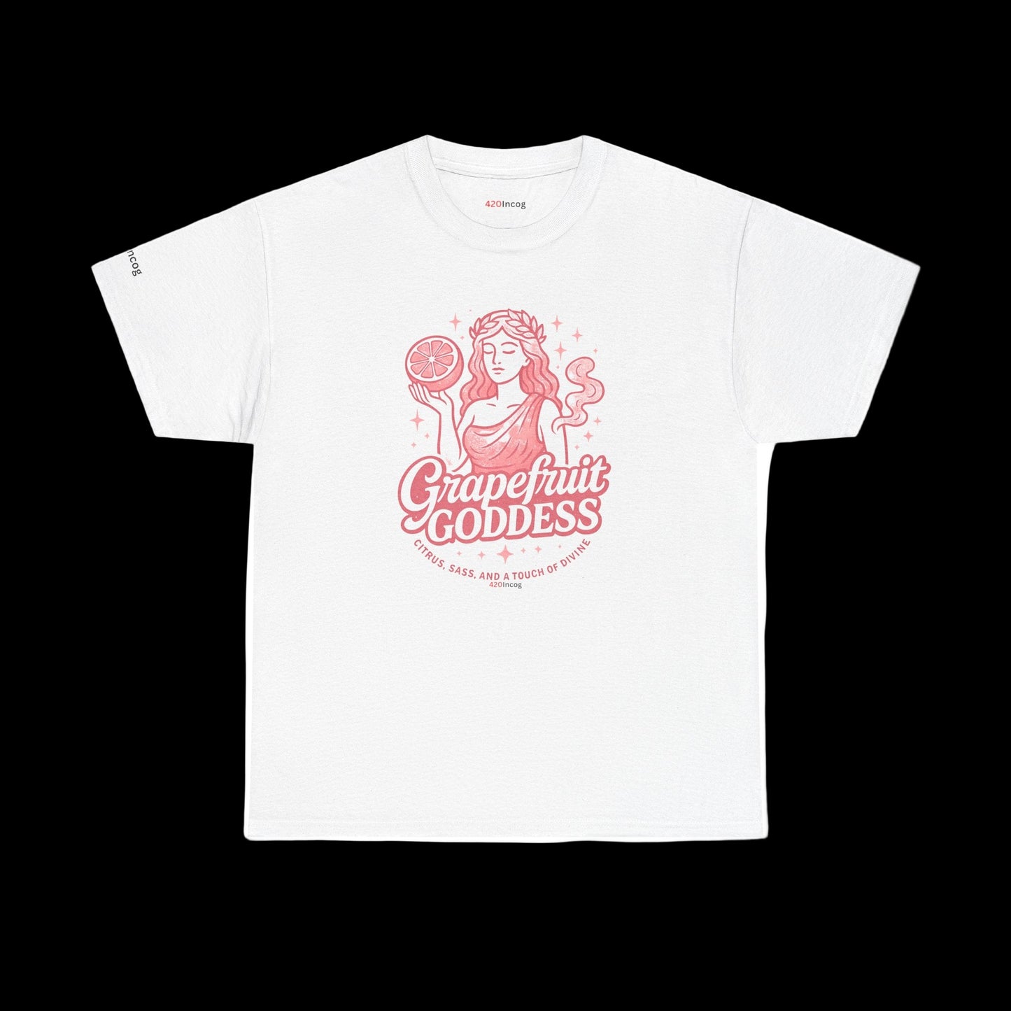 420Incog Funny Tee featuring the Grapefruit Goddess strain