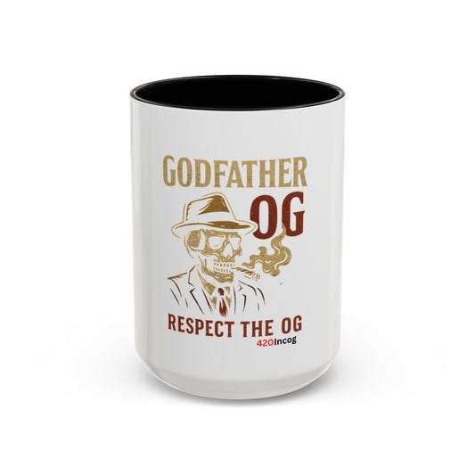 420Incog Big 'Ol Coffee Mug featuring the God Father OG strain