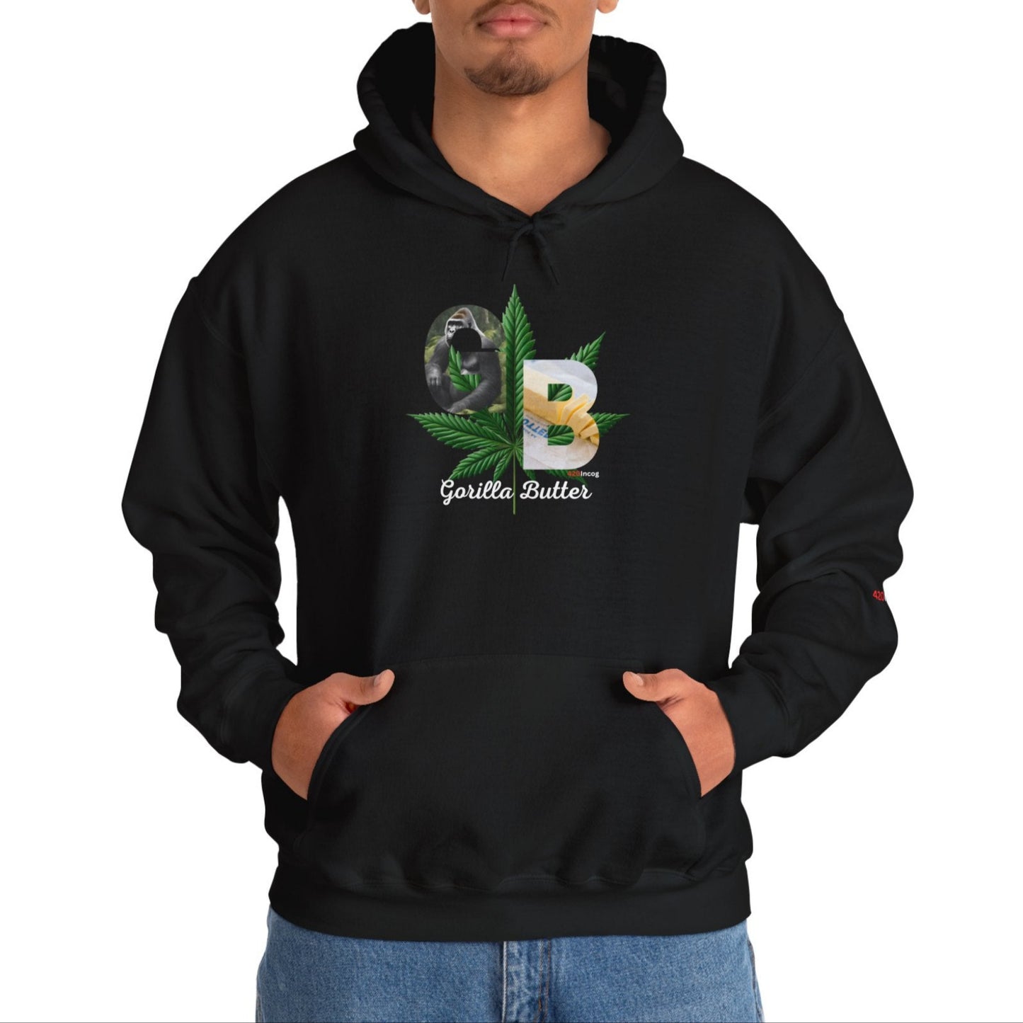 Iconic Graphic Sweatshirt featuring the Gorilla Butter strain