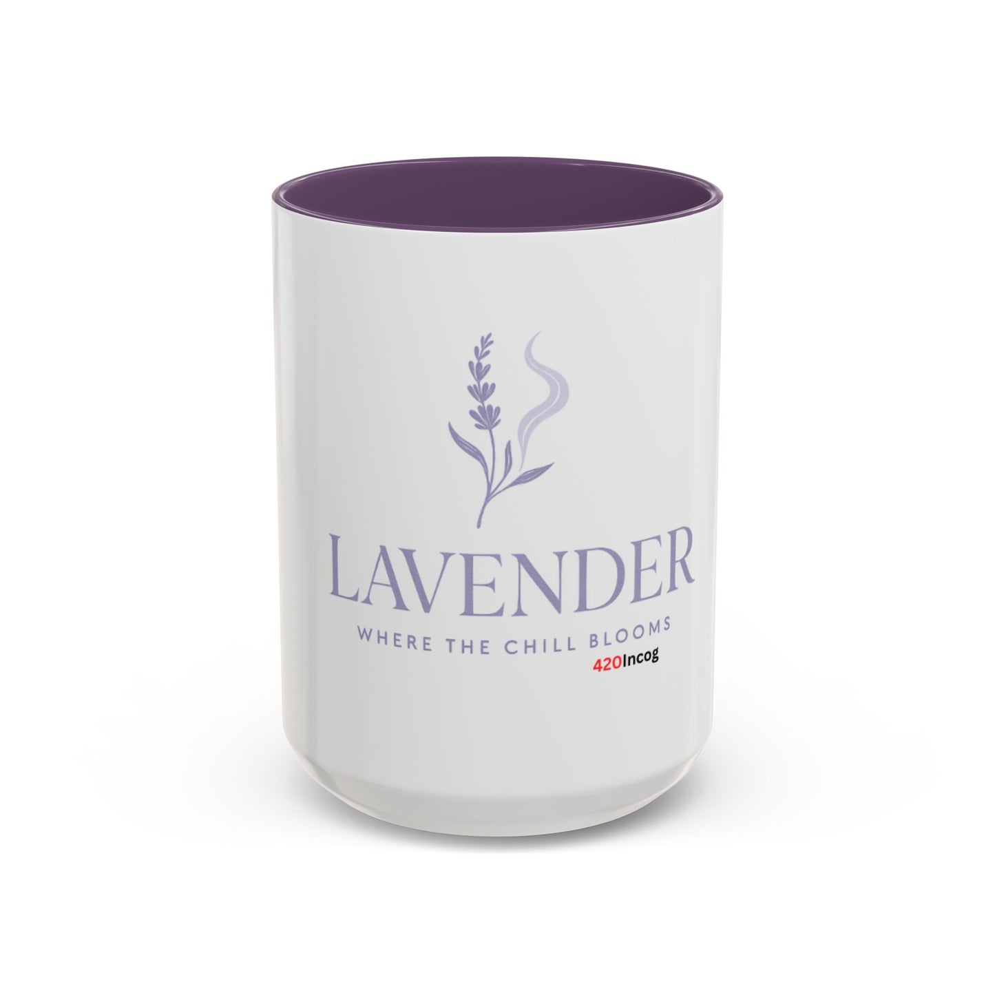 420Incog Big 'Ol Coffee Mug featuring the Lavender strain