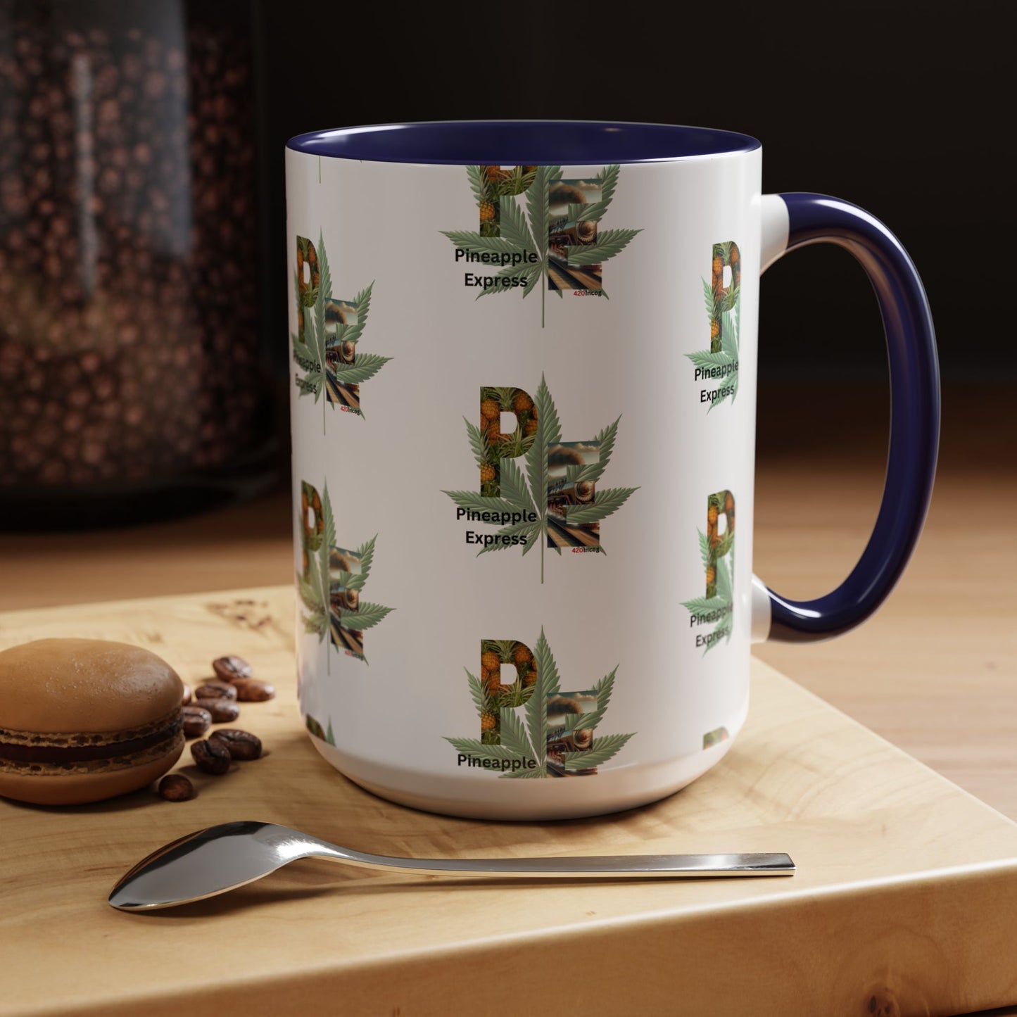420Incog Big 'Ol Coffee Mug featuring the Pineapple Express strain