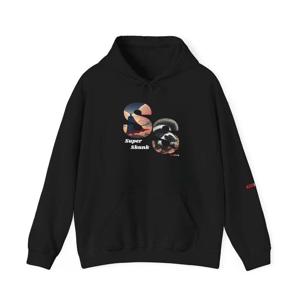 Incog Graphic Sweatshirt featuring the Super Skunk strain