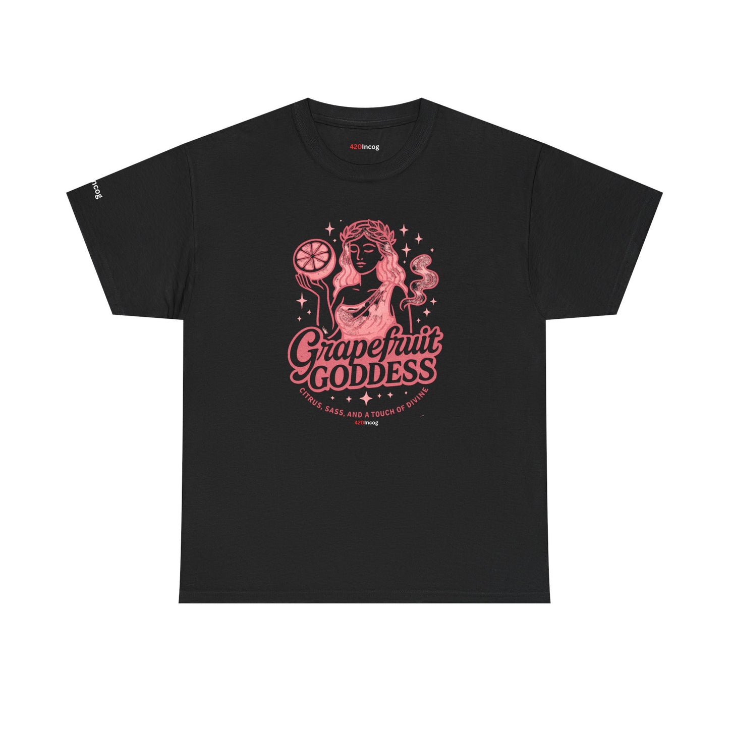 420Incog Funny Tee featuring the Grapefruit Goddess strain