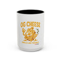 420Incog Big 'Ol Coffee Mug featuring the OG Cheese strain