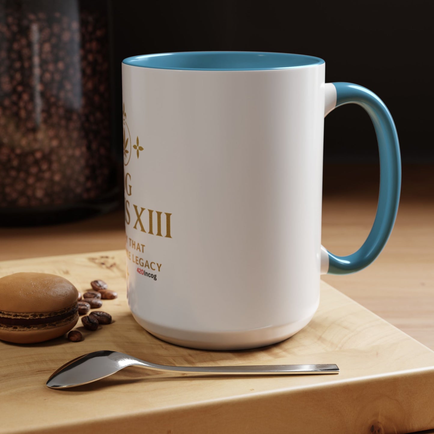 420Incog Big 'Ol Coffee Mug featuring the OG Louis X111 strain