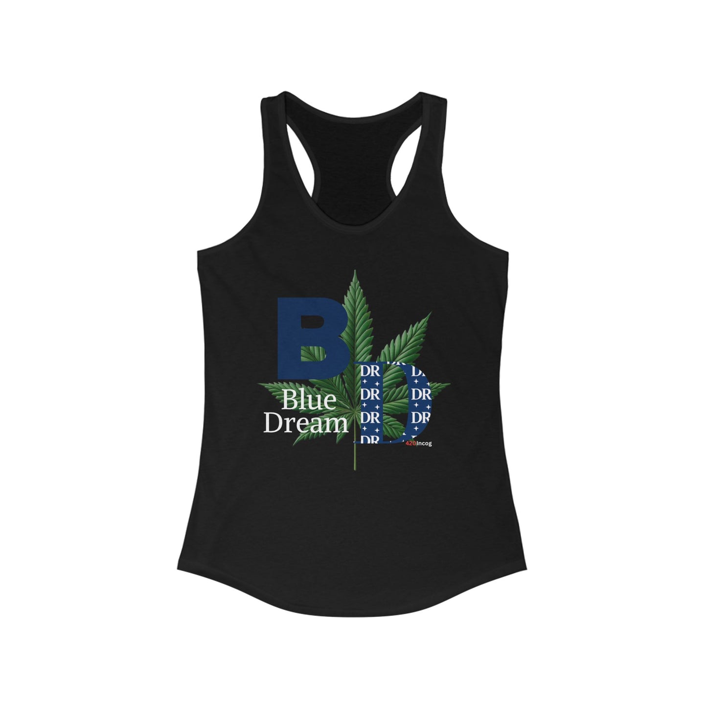 Iconic Women's Racerback with the Blue Dream v1.0