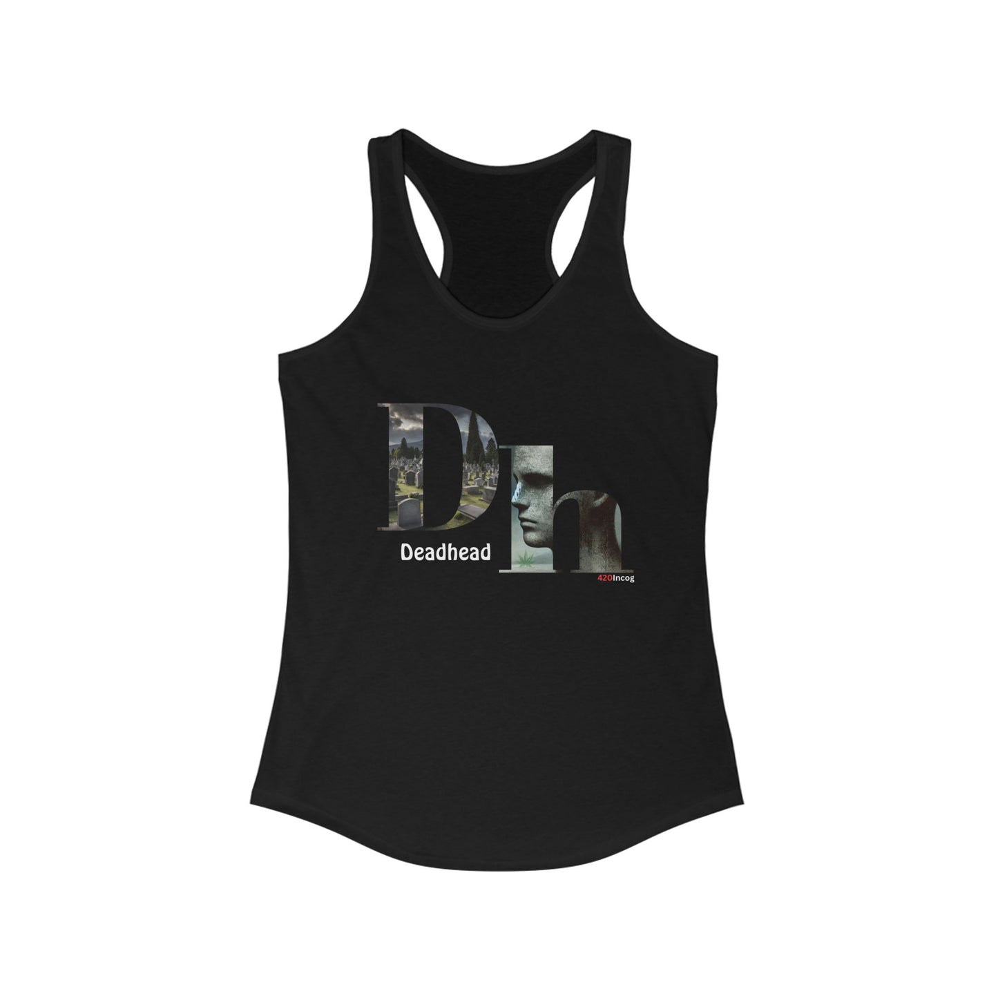 Incog Women's Racerback with the Deadhead strain