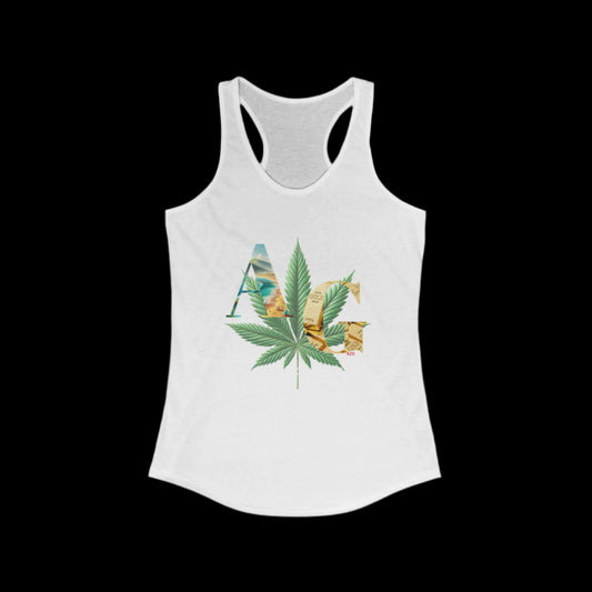 Iconic Women's Racerback with the Acapulco Gold Strain