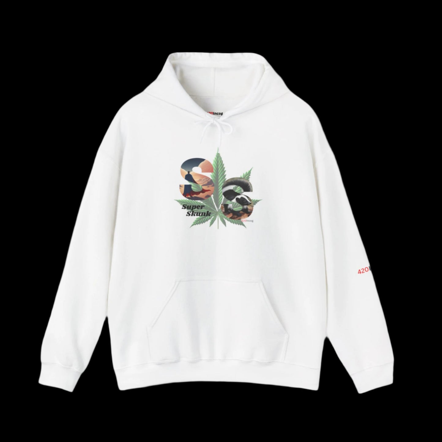 Iconic Graphic Sweatshirt featuring the Super Skunk strain