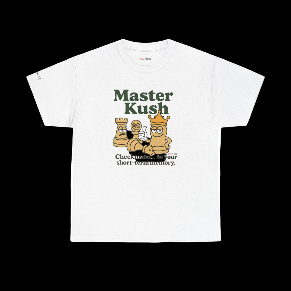 420Incog Funny Tee featuring the Master Kush strain