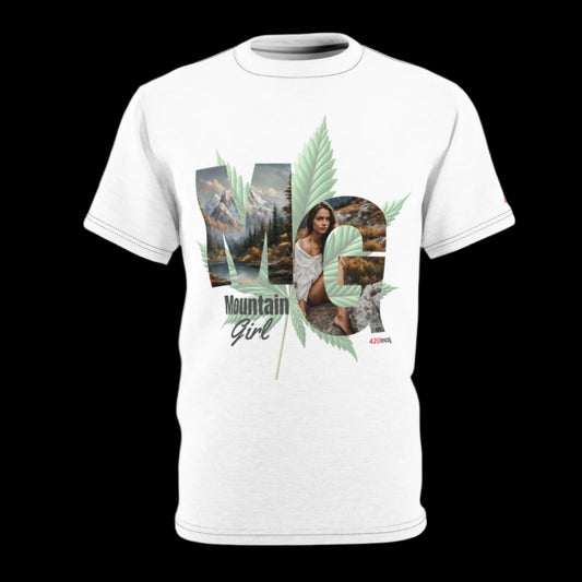 Iconic Stree Tee featuring the Mountain Girl strain