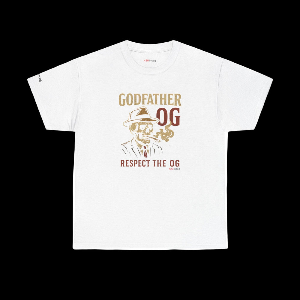 420Incog Funny Tee featuring the Godfather OG strain