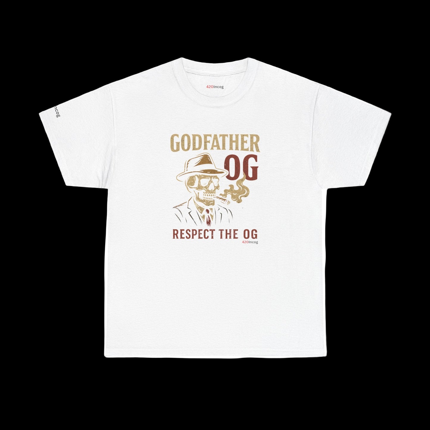 420Incog Funny Tee featuring the Godfather OG strain