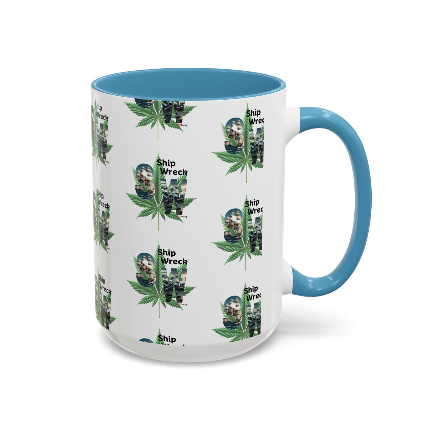 420Incog Big 'Ol Coffee Mug featuring the Shipwreck strain