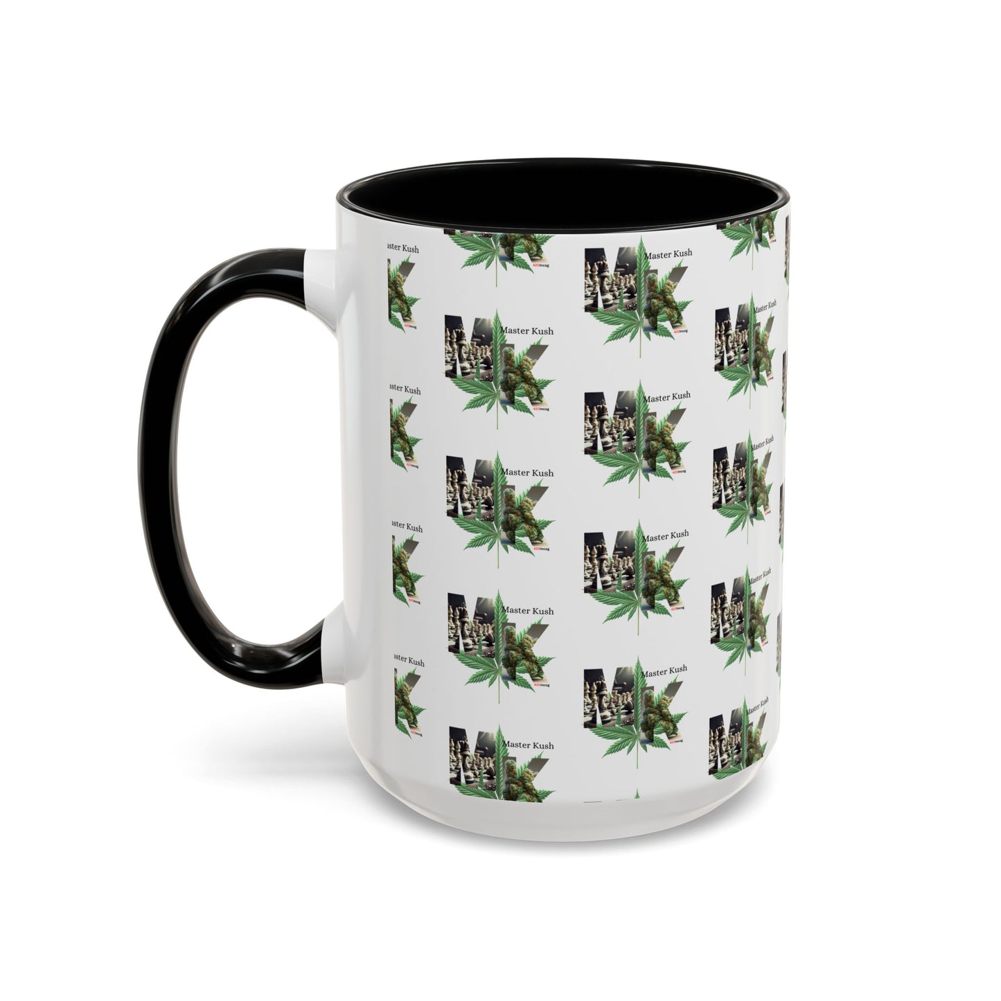 420Incog Big 'Ol Coffee Mug featuring the Master Kush Chess strain