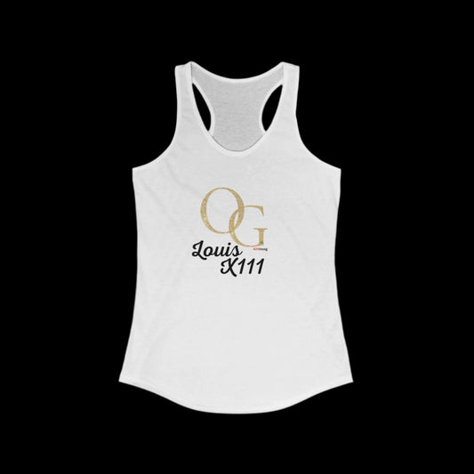 Incog Women's Racerback with the Louis OG X111 strain