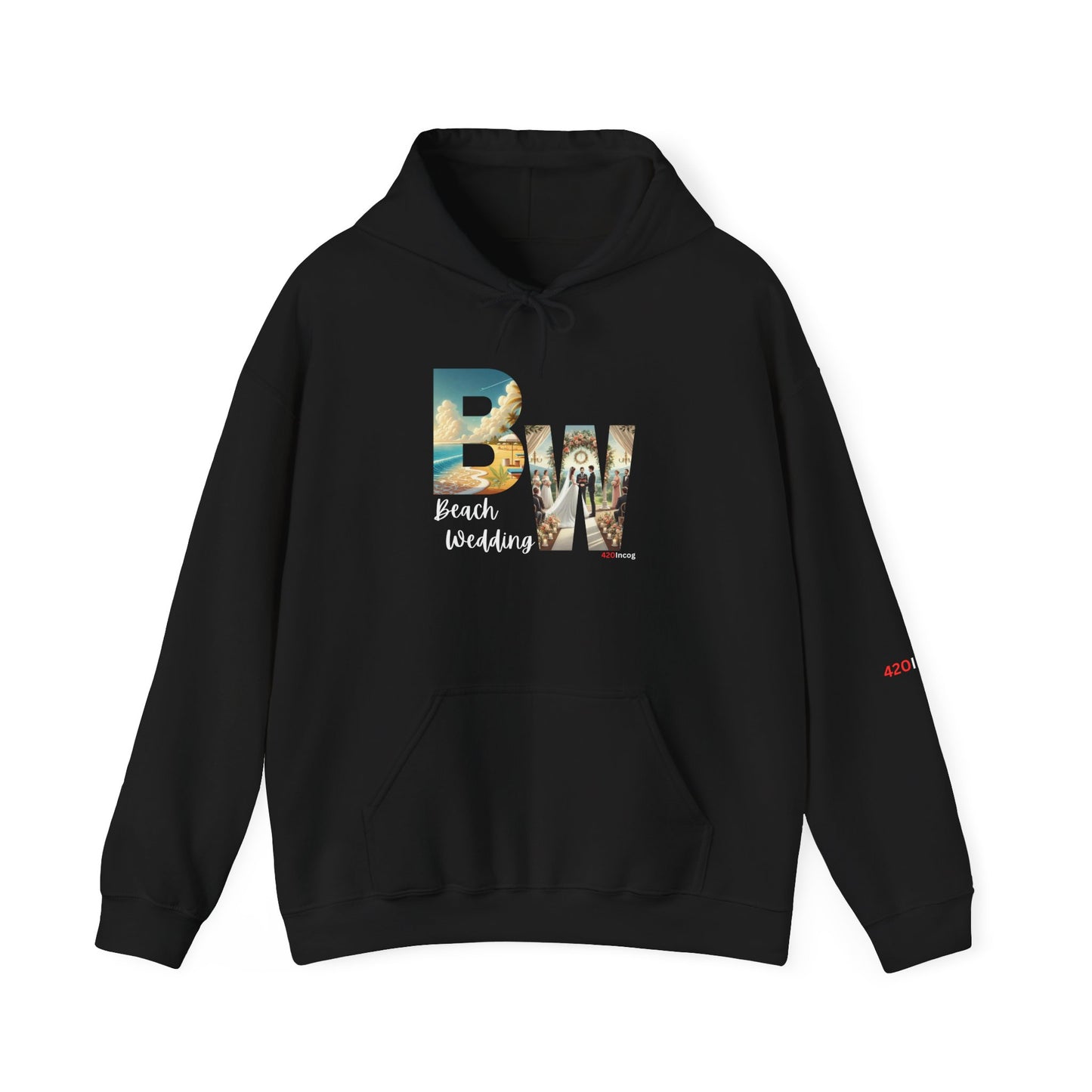 Incog Graphic Sweatshirt featuring the Beach Wedding strain
