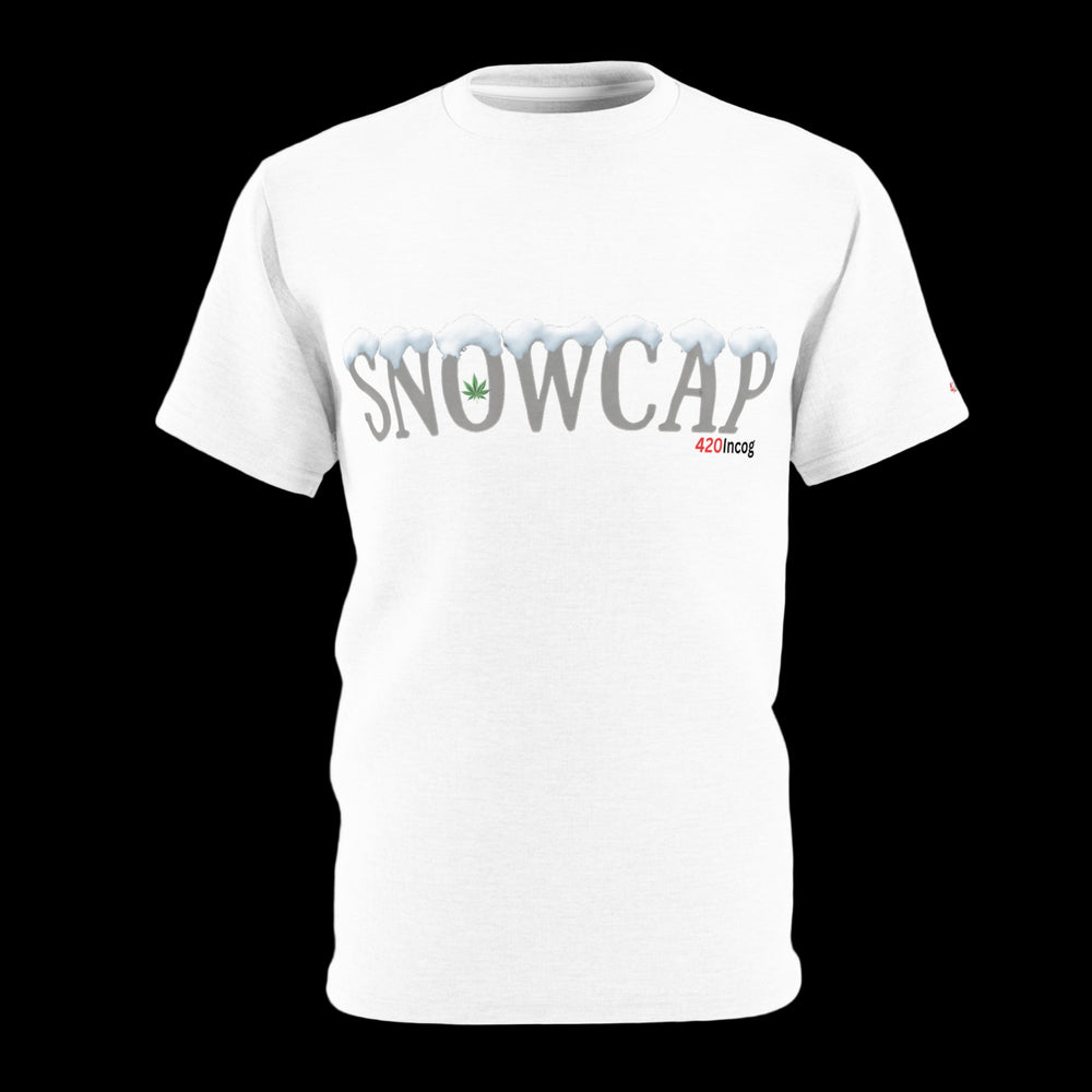 Incog Street Tee featuring the Snowcap strain