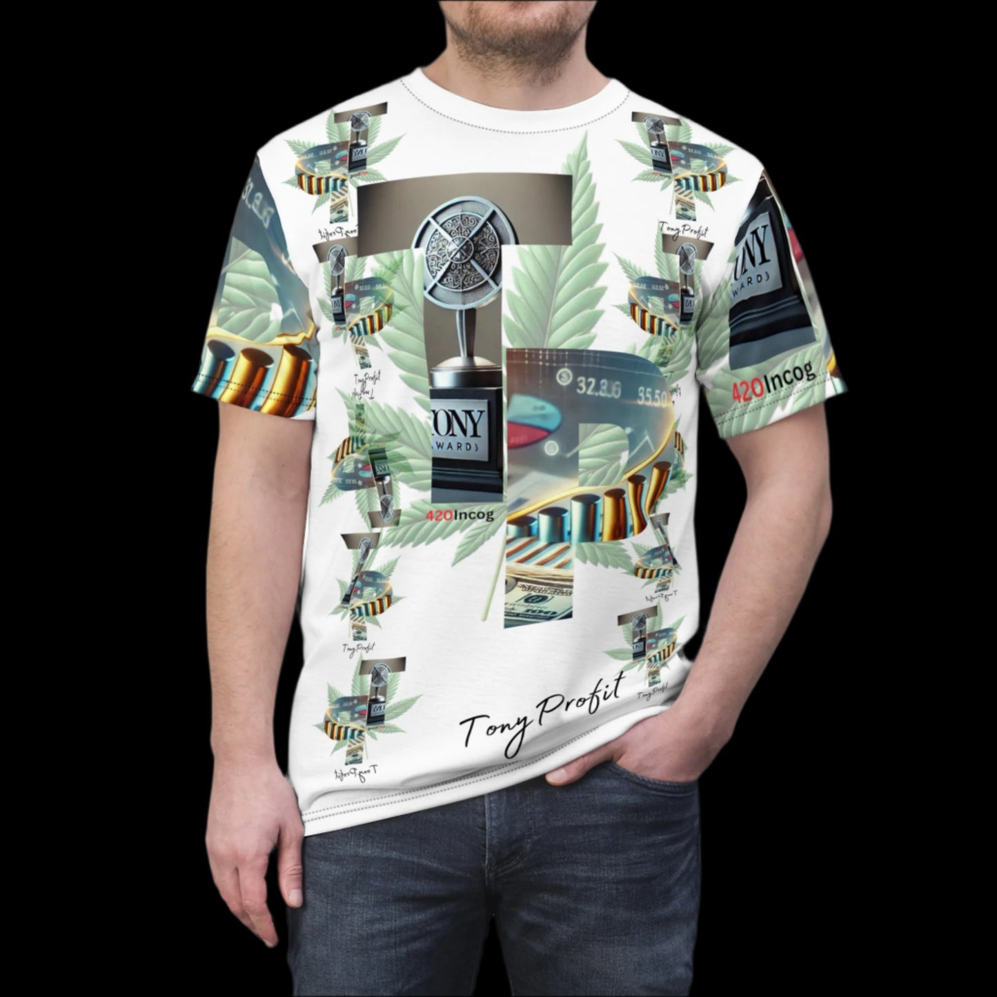 Iconic Bold Street Tee featuring the Tony Profit strain v3.0
