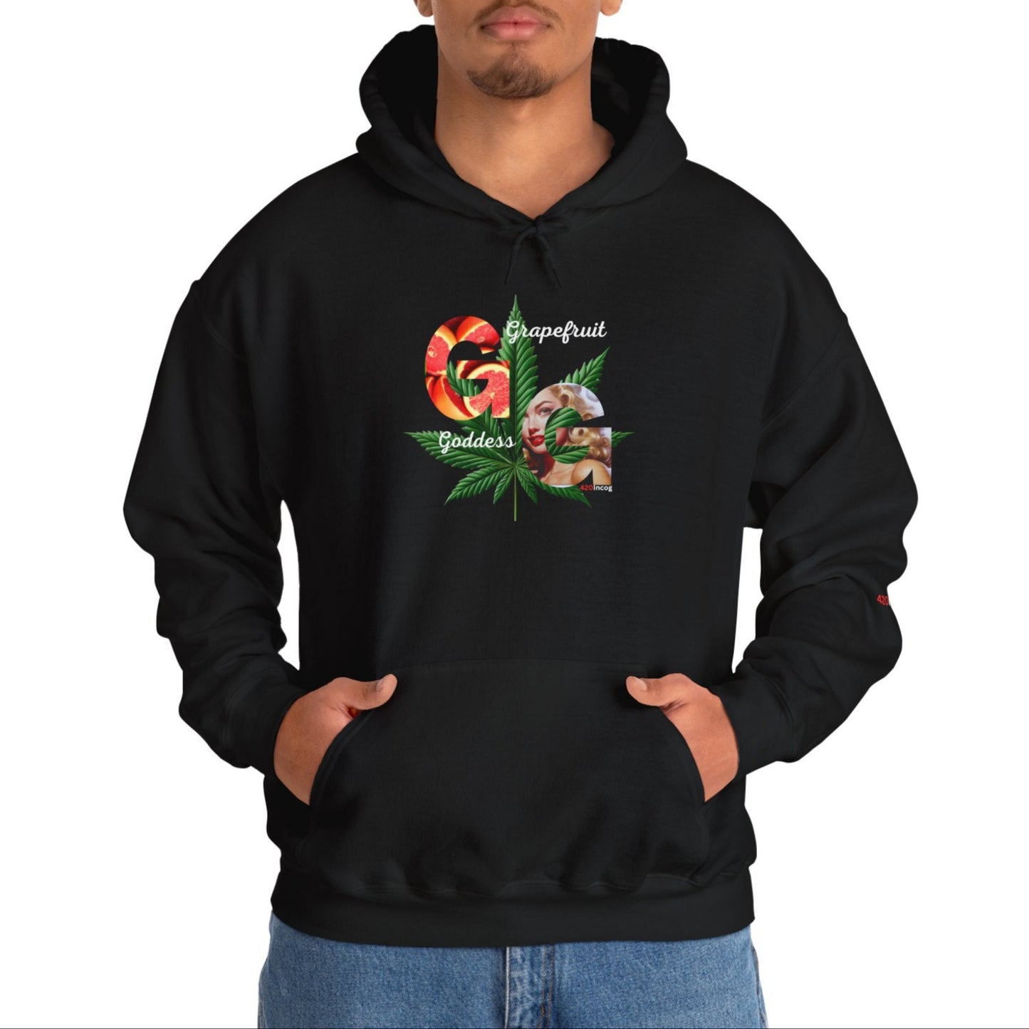 Iconic Graphic Sweatshirt featuring the Grapefruit Goddess strain v2.0