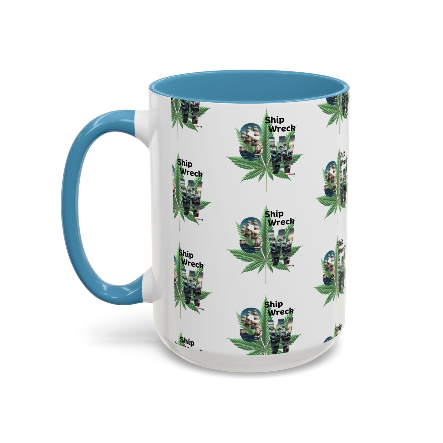 420Incog Big 'Ol Coffee Mug featuring the Shipwreck strain