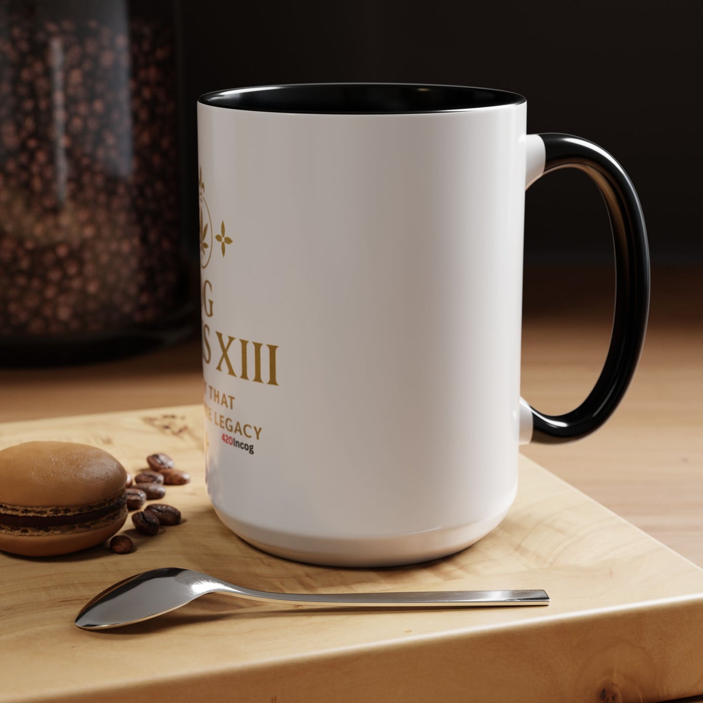 420Incog Big 'Ol Coffee Mug featuring the OG Louis X111 strain