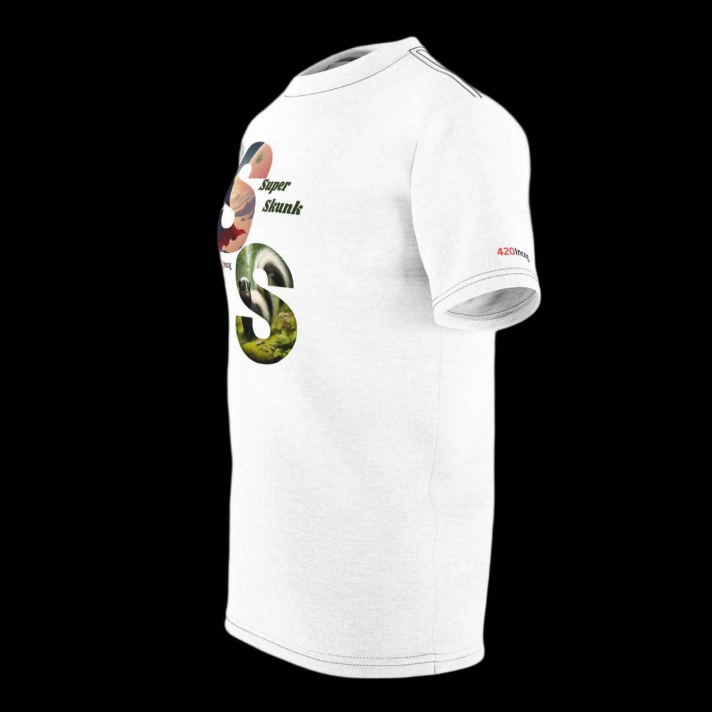 Incog Street Tee featuring the Super Skunk strain