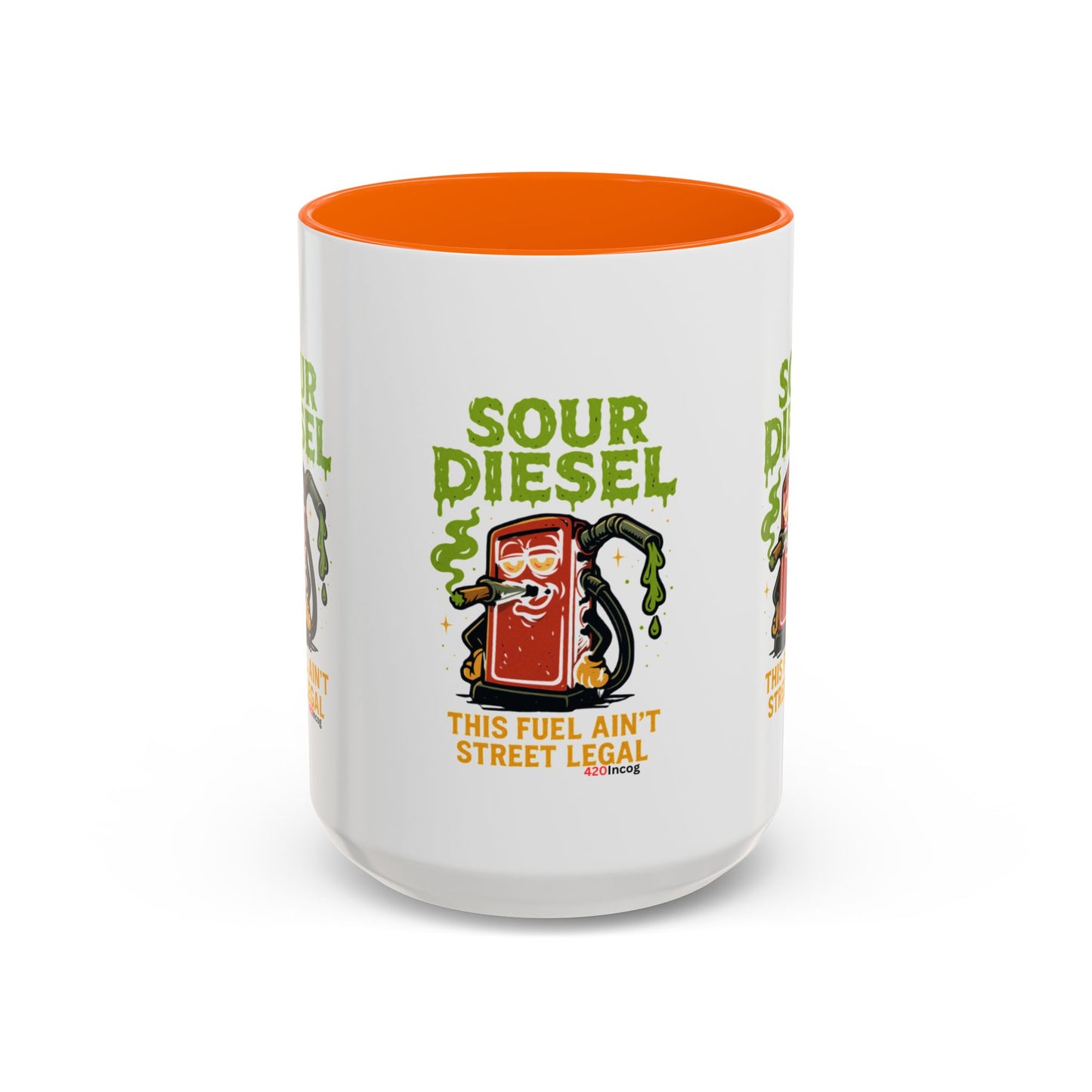 420Incog Big 'Ol Coffee Mug featuring the Sour Diesel strain
